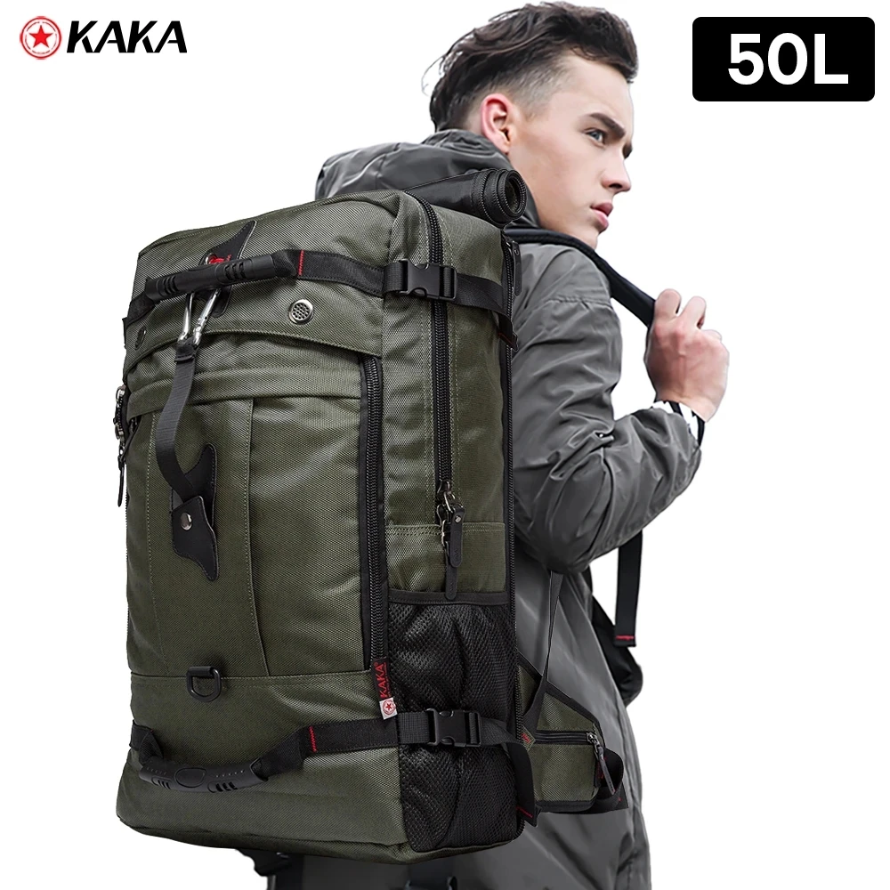 Bange backpack KAKA 50L  Men Women Multifunction 17.3 Laptop Backpacks Male outdoor Luggage Bag mochilas Best quality