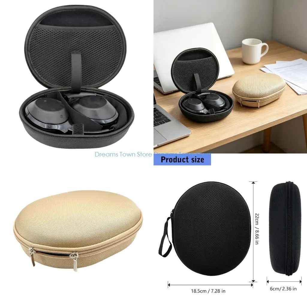 HX6A Universal Over Ear Headphone Protective Case with Anti Scratch Interior Fabric for WH-XB910N 1000XM3/XM4 Wireless Headset