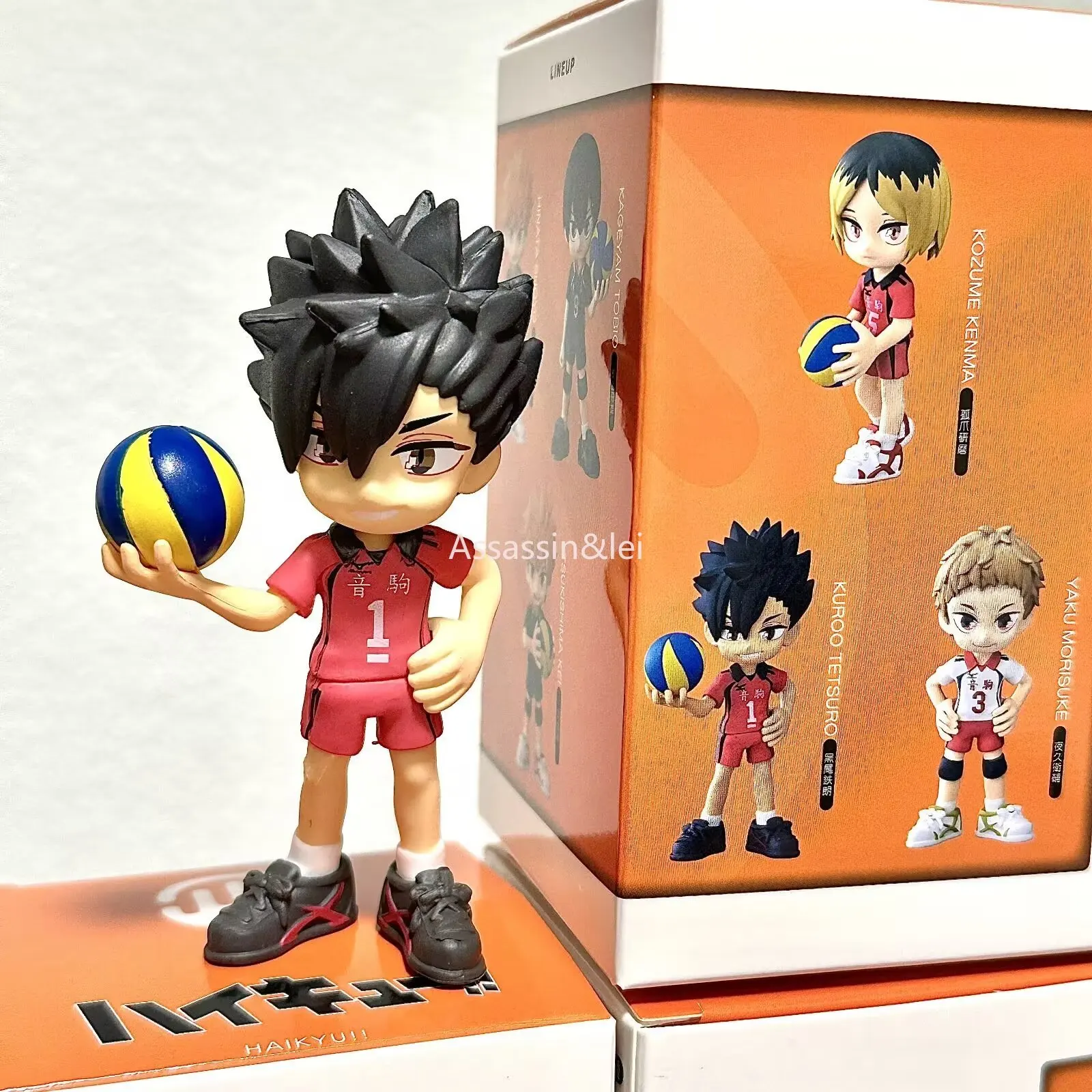 Jogo anime figura periférica 6 estilos/conjunto haikyuu oikawa tooru kozume kenma q versão bonecas modelo encaixotado ornamentos presentes do feriado