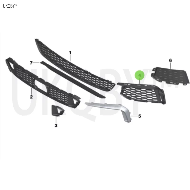 Grille air inlet left decorative panel left 51118089167 51118089168 51118068340 51118068339
