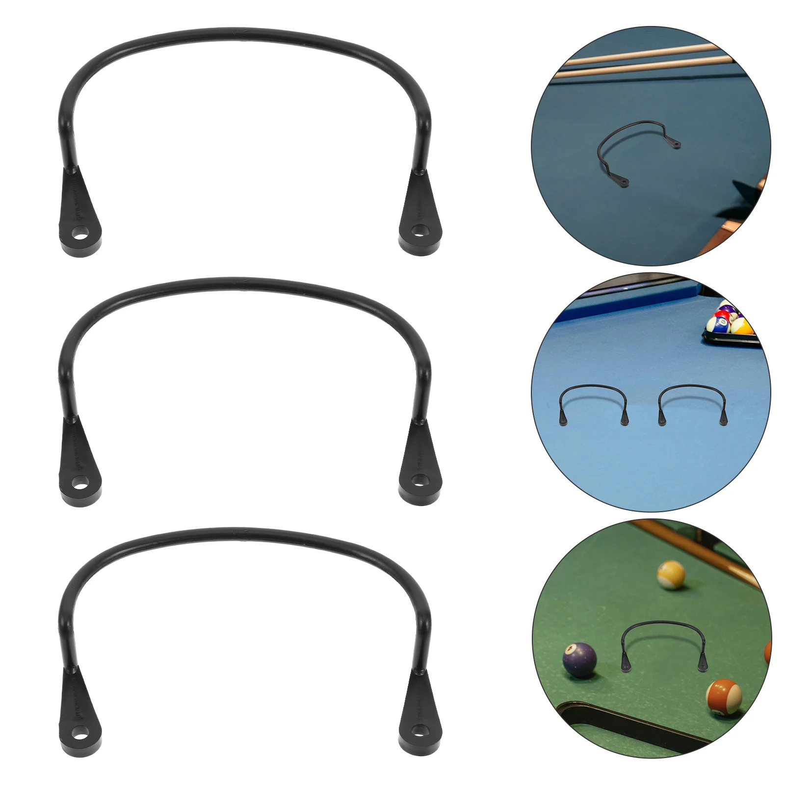 

6 Pcs Pool Table Accessories Billiard Corner Pocket Holder Plastic Net Bag Fixator