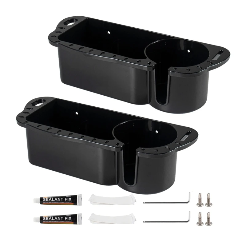 

2Sets Versatile Organizers ABS Storage Box Convenient Carry on Case for Yacht Owners Boat Crews & Fishing Enthusiasts Durable