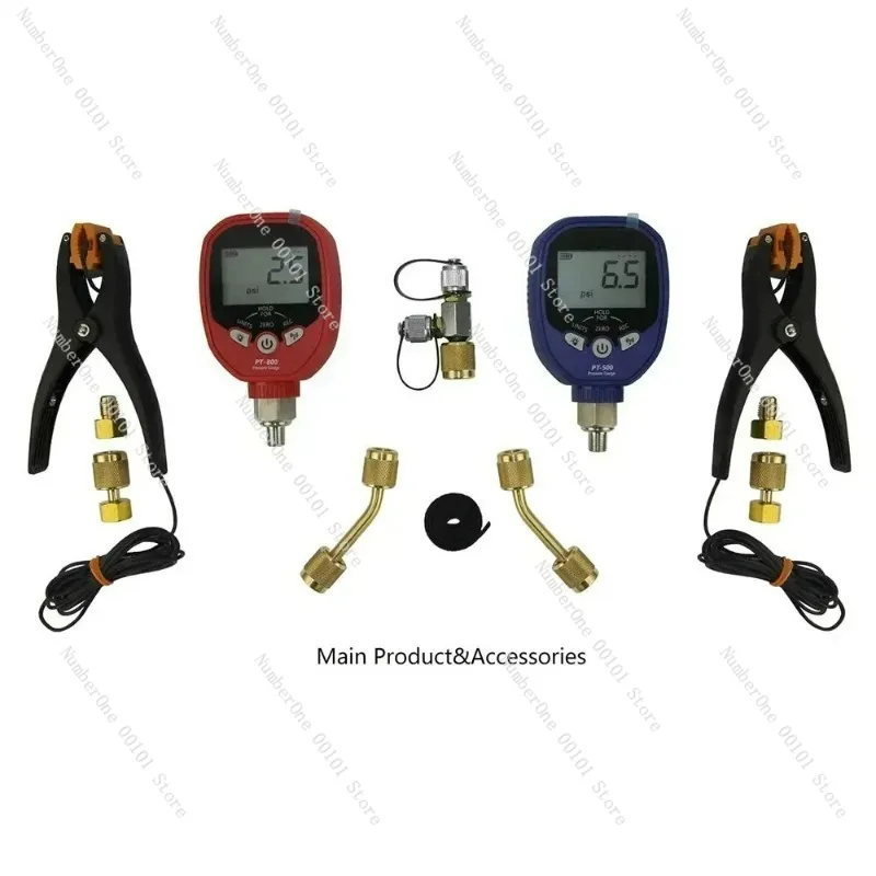 PT-500 PT-800 Беспроводной цифровой манометр в коллекторе, тонометр давления R134a, манометры для охлаждения, инструменты HVAC