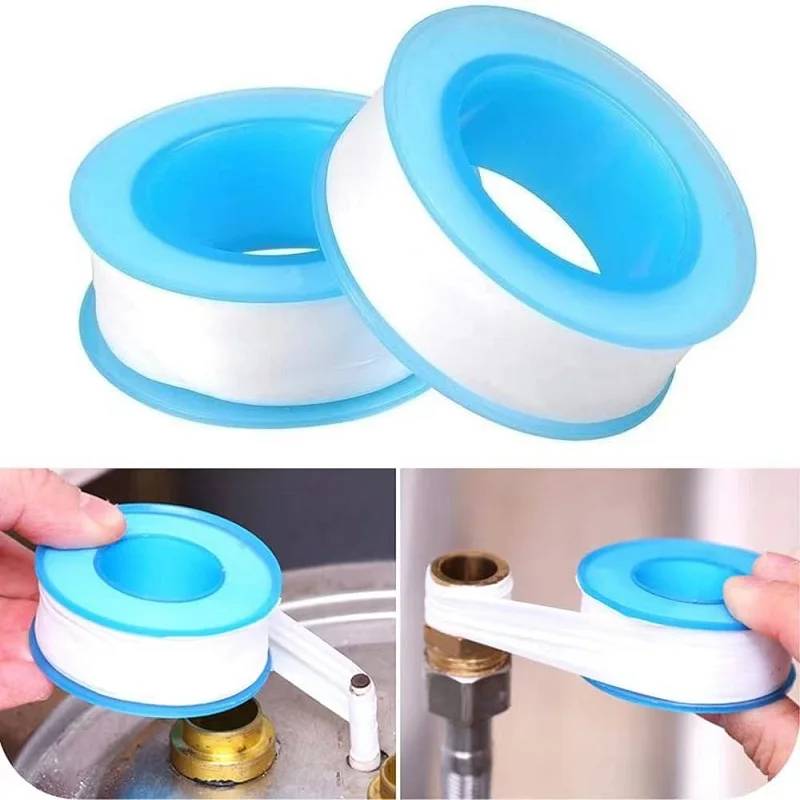 2/5 Pcs 17mm X 20M Faucet Sealing Thread PTFE Industrial Tape Plumber Fitting For Water Pipe Gas Pipeline Sealing Tape Sealers