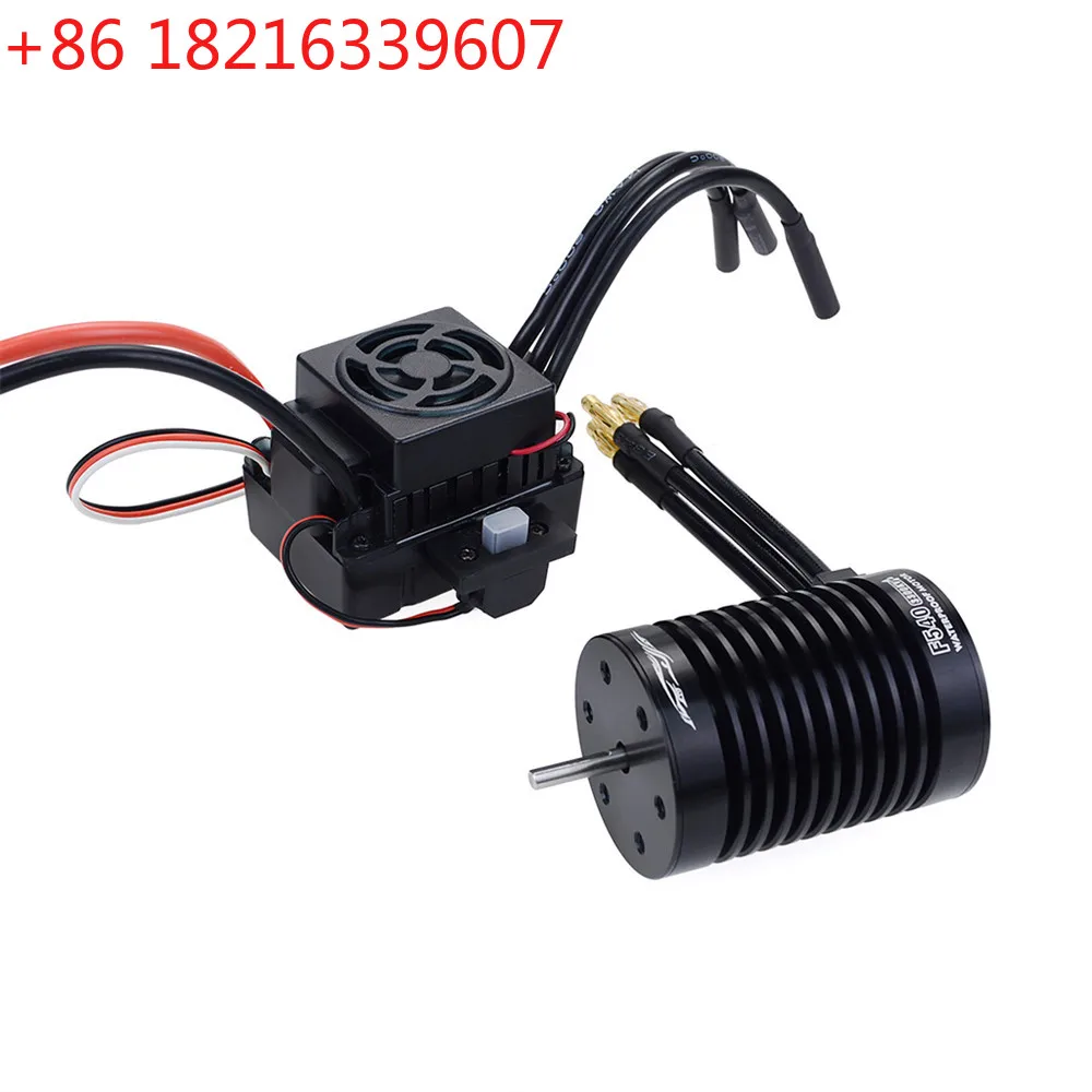 

Бесколлекторный двигатель TAO Surpass Hobby F540 V2 3650 без сенсоров с регулятором скорости 60A ESC для радиоуправляемых моделей 1/8, 1/10, 1/12, 1/14