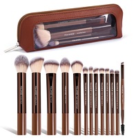 MAANGE 13pcs Makeup Brushes with Storage Bag Soft Fluffy Cosmetic Foundation Powder Eyeshadow Kabuki Blending Beauty Tool Makeup