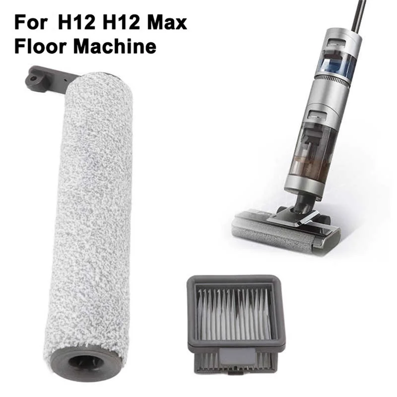Роликовая щетка 9M для Dreame H12/H12/H12S Max, сменный фильтр Hepa, замена пылесоса для влажной и сухой уборки