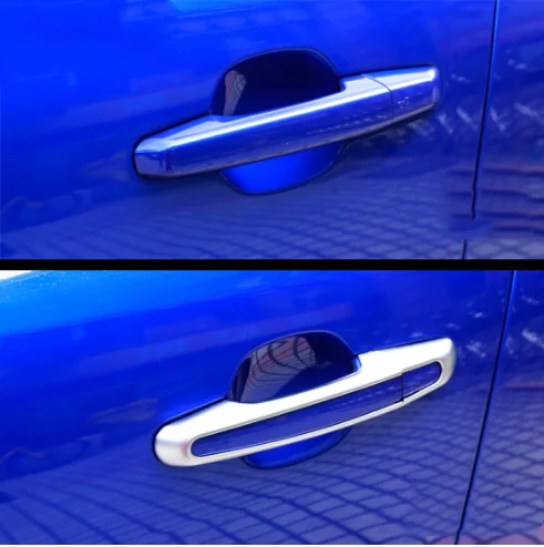 

Chromium Styling Fitment For Jaguar E-PACE XE XF X260 XFL F-Pace Chrome Exterior Side Door Handle Bowl Cover Moulding Trim