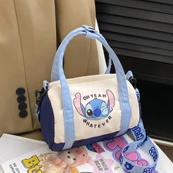 Sacs à bandoulière de dessin animé Stitch Anime initiés, sacs à main de mode décontractés, cartable portable en plein air, sacs à dos fourre-tout pour enfants, Kawaii