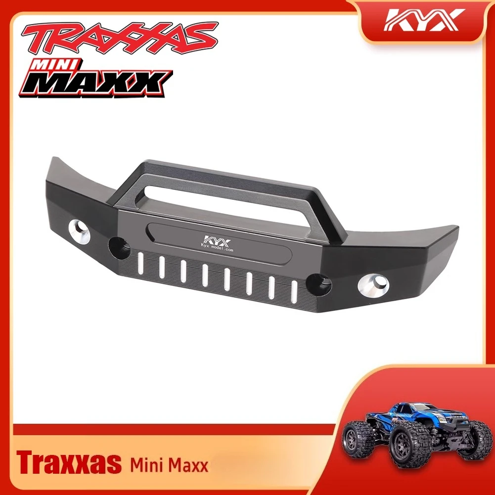 

KYX Traxxas Mini Maxx Aluminum Alloy Front Bumper RC Car Parts Upgrade Accessories For Mini Maxx 107154-1