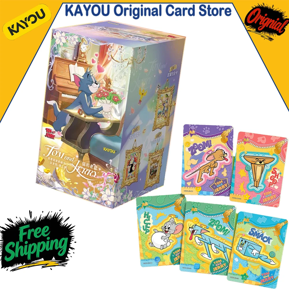 kayou-genuine-tom-and-jerry-fateful-rivals-variety-pack-vol3-classic-anime-collectible-cards-booster-pack-cards-exquisite-gifts