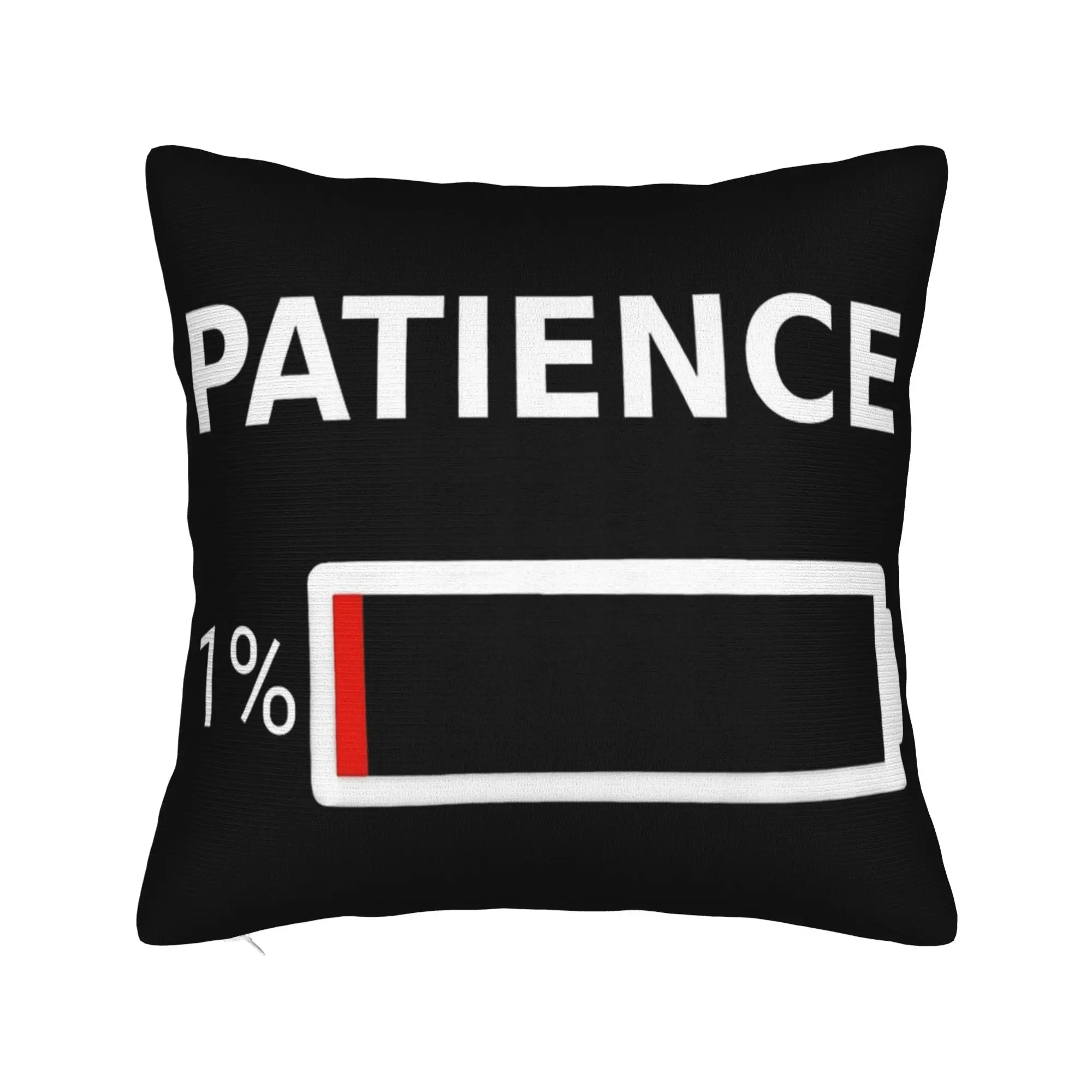 Patience at 1% Gift Pillow Covers Stuff Soft Cushion Cover Decoration  Throw Pillow Case Cover Home Multi Size