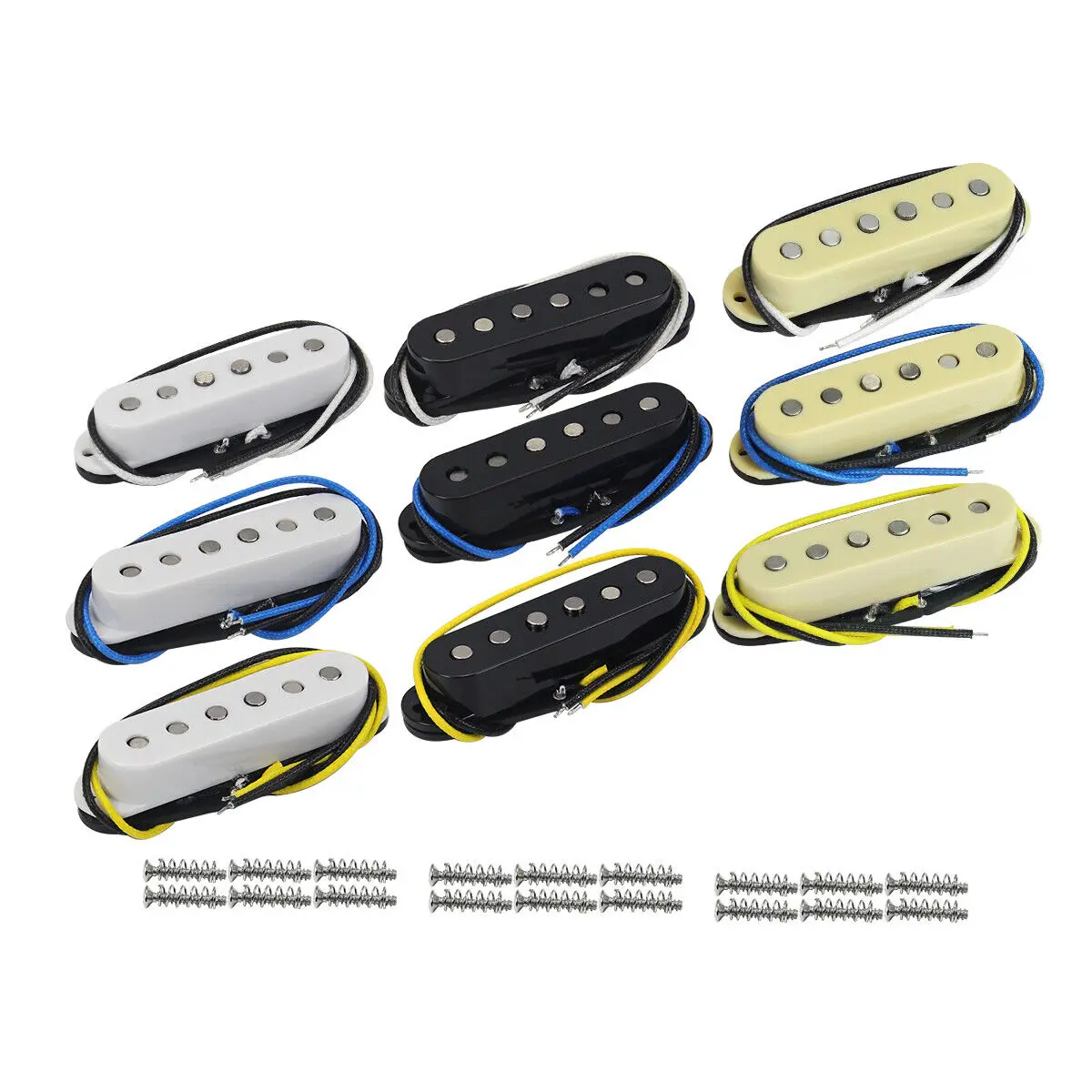 

Electric Guitar Pickup Alnico5 Single Coil Staggered Neck/Middle/Bridge