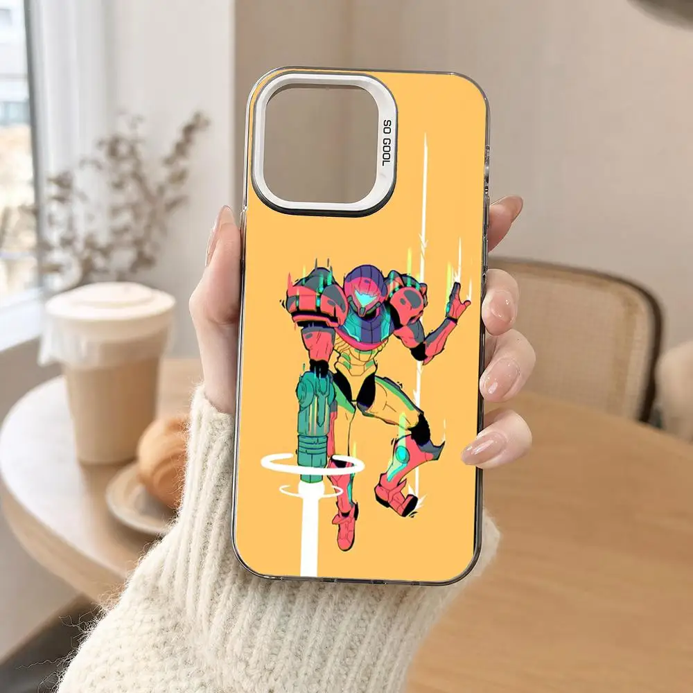 Game - M-Metroid P-Prime 4 Phone Case For IPhone 17 16 15 14 13 Pro Max Air Matte Laser Metallic Aurora Luxury Matte Cover view 3