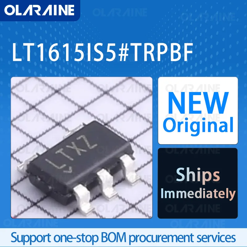 

1/5/10Pcs LT1615IS5#TRPBF SOT-23-5 original ic chip Switching regulators RoHS Voltage 34 V Current 300 mA 1 Output