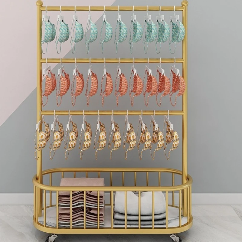 Clothing store underwear shelf hanging bra underwear display rack floor-to-ceiling shopping mall hanging shorts storage bra