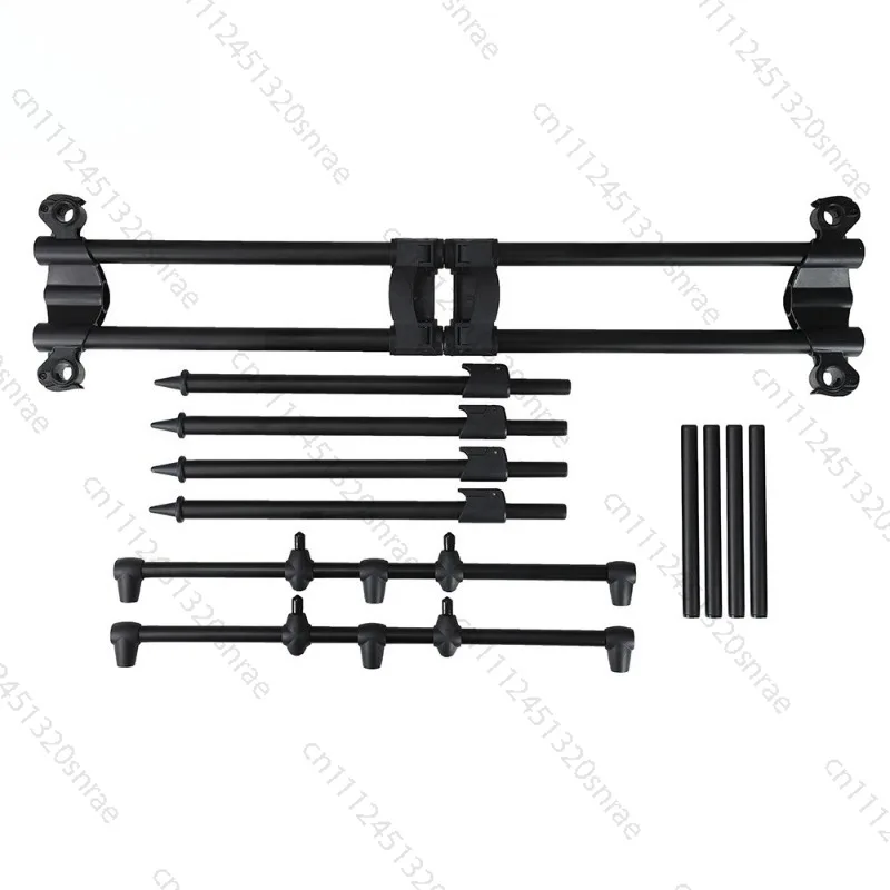 All-terrain Three-head Bracket (free Rod Pillow) Frosted Black Fishing