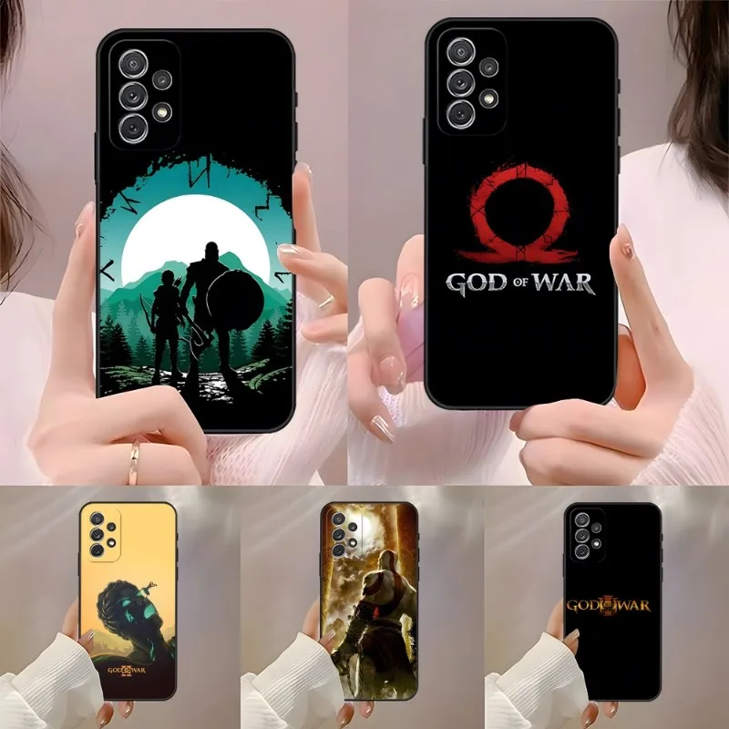 God Of War Phone Case For Samsung Galaxy A31 A33 A52 A13 A02 A53 A50 A73 A72 A40 A20 A23 A54 A14 A34 Back Cover