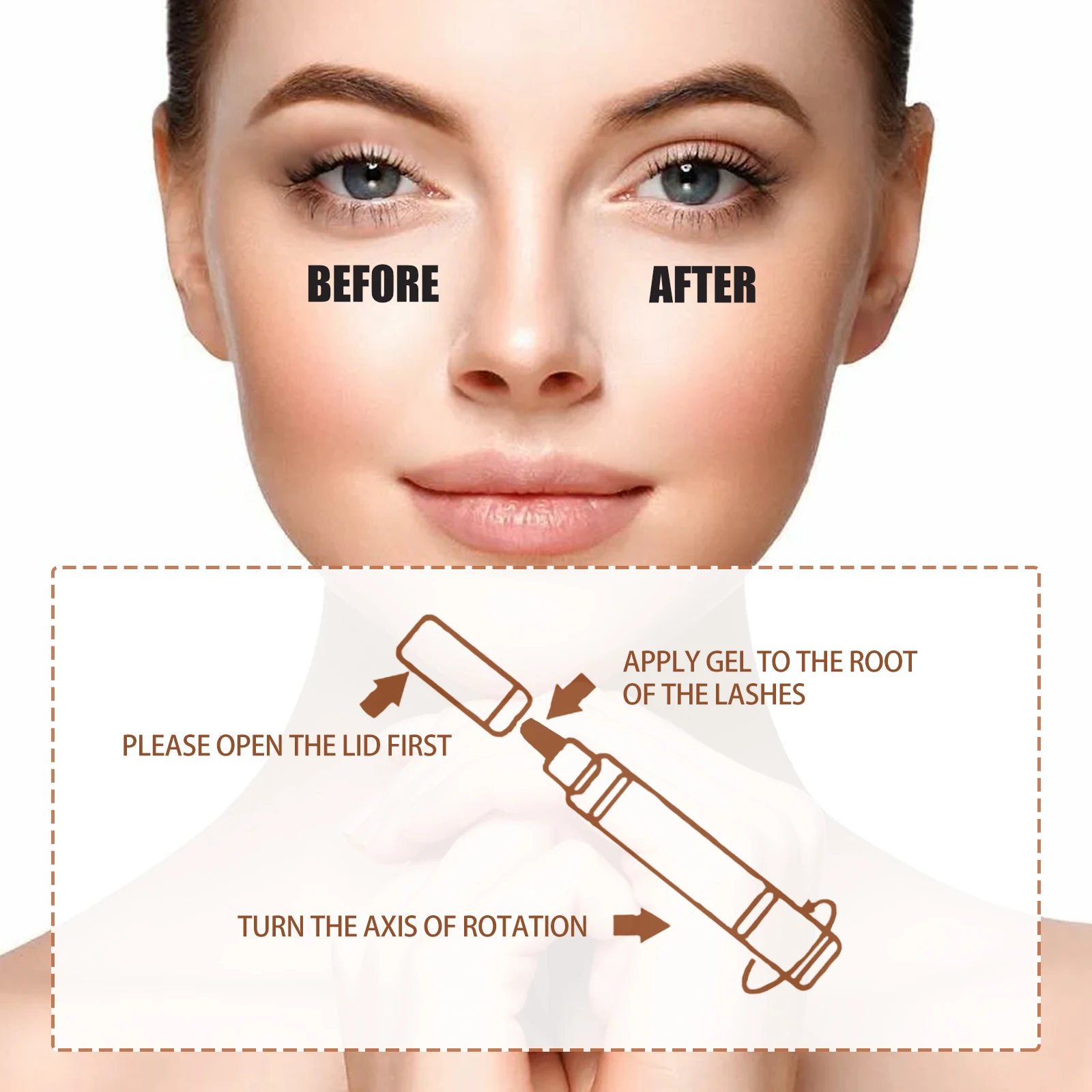 ครีมติดตาสองชั้น WEST&MONTH แบบไม่ต้องใช้กาว ติดทนนาน กันน้ำ กันเหงื่อ เห็นผลเป็นธรรมชาติ