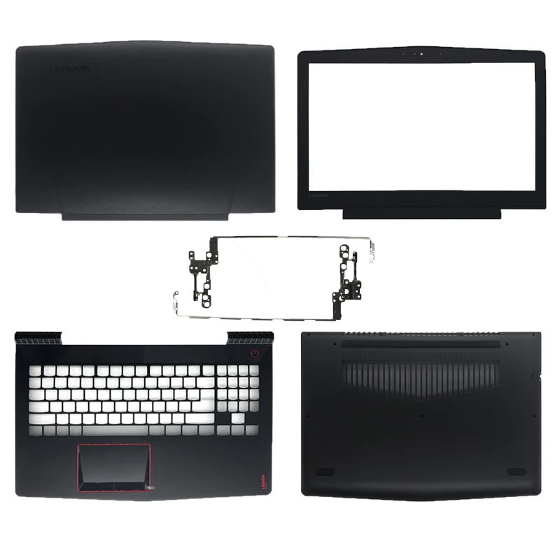 

New portable lcd back cover/front frame/hinges/hinges cover/palmrest/bottom case for lenovo y520 r720 Y520-15IKB R720-15IKB