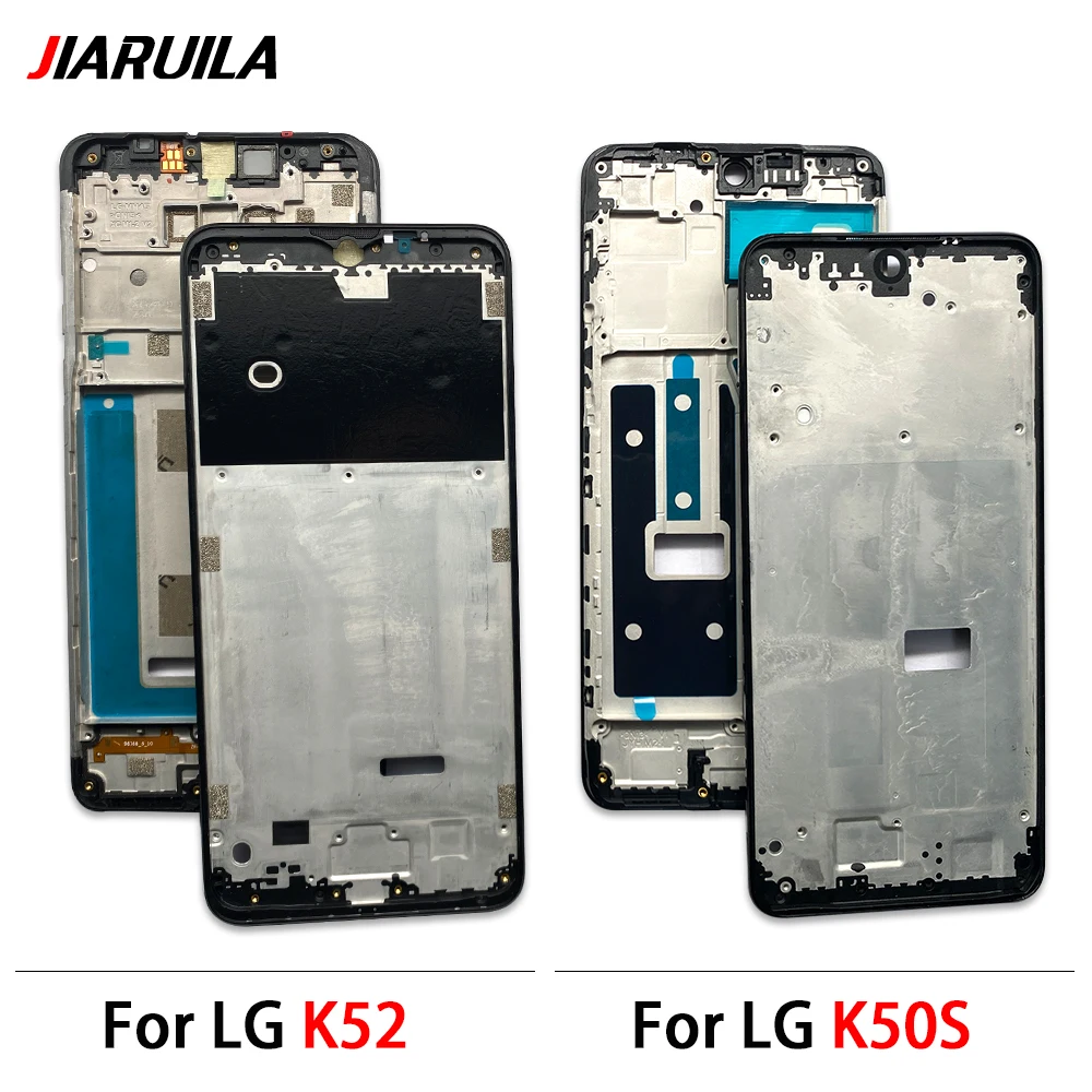 

NEW Middle Frame For LG K40S K41S K50S K52 Housing Front Middle Frame Bezel Plate Cover Replacement Parts