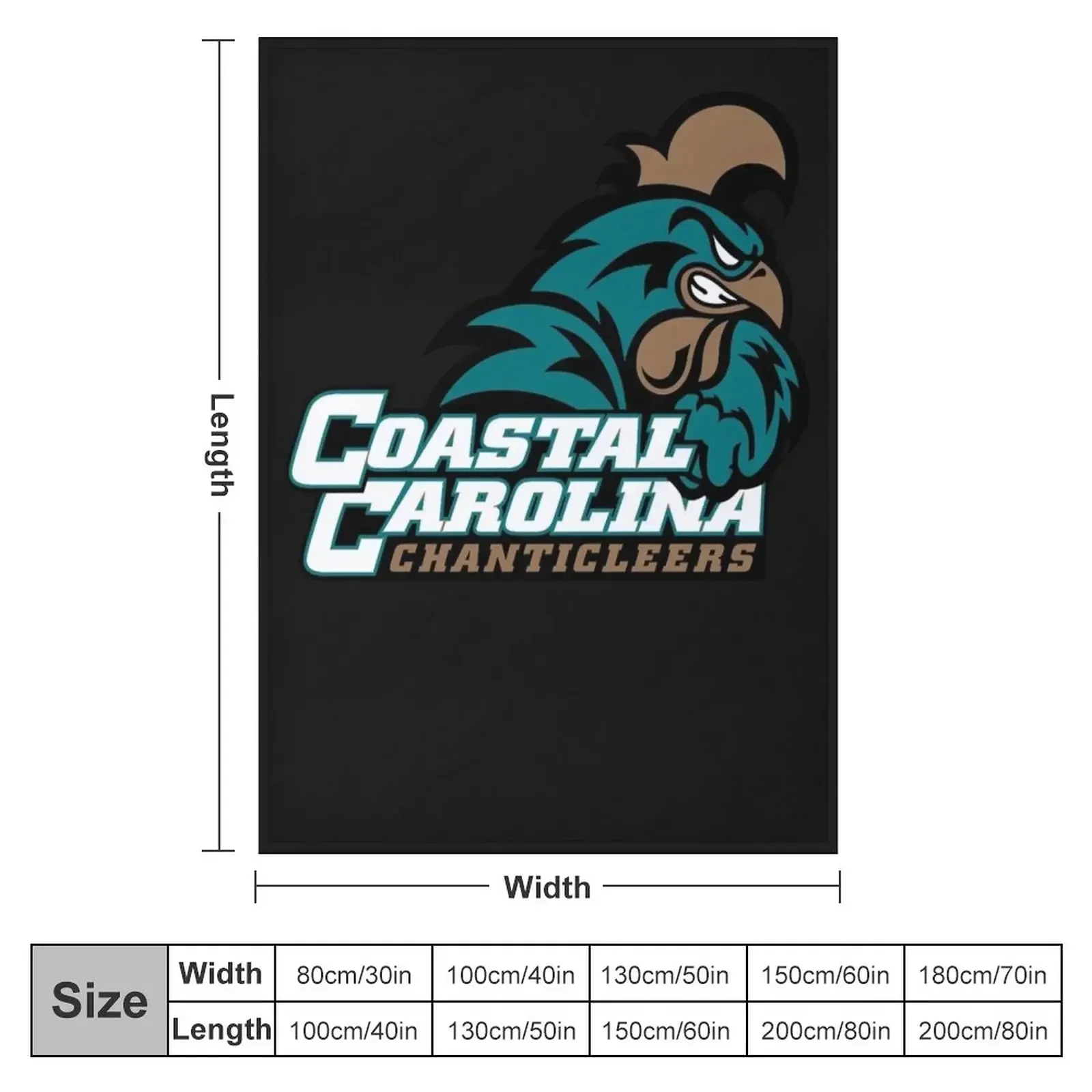 Coastal Carolina Chanticleers Essential T-Shirt Throw Blanket Bed linens heavy to sleep bed plaid Personalized Gift Blankets