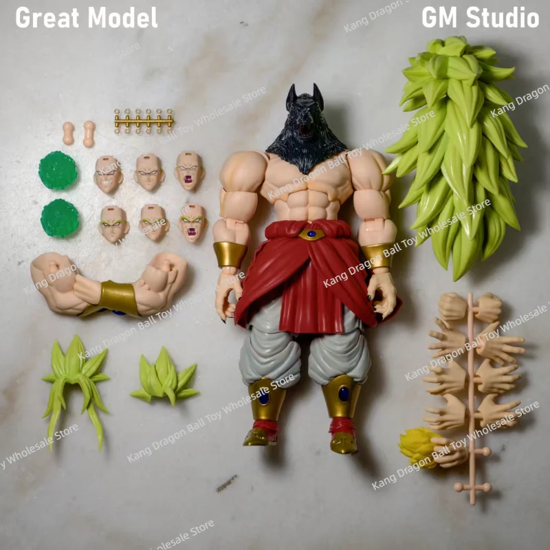 Em estoque enviado dentro de 24 gm estúdio dragon ball broly 26cm 01a01b01c figura de ação modelo de animação brinquedo coleção presente