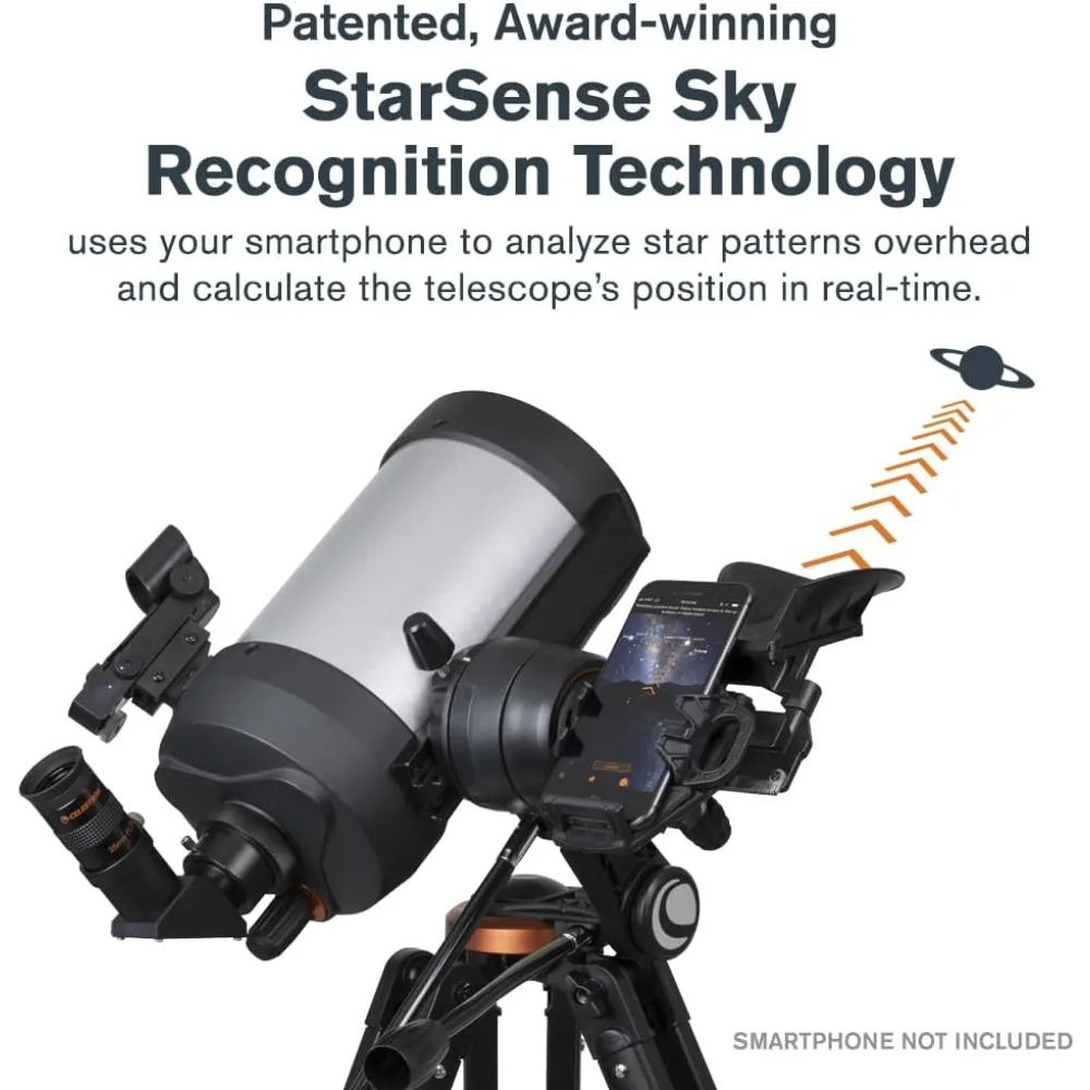 StarSense Explorer DX 5-inch App-Enabled Telescope -iPhone & Android Compatible – Easy-to-Use for Beginners