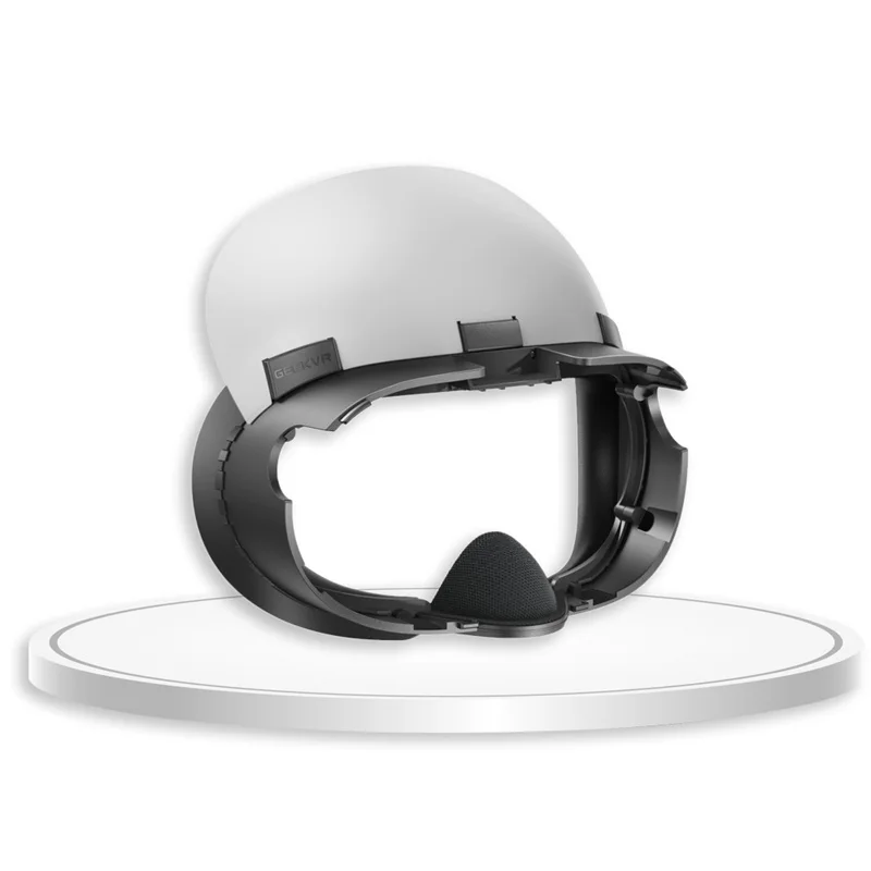 Modular Magnetic Sponge Face Mask Cover Pad for Meta Quest 3 Replacement Lightproof Defogging PU Leather Ice Silk Foam Pad