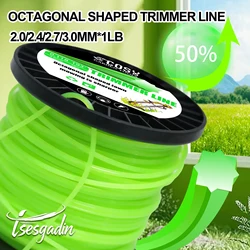 TSES 59m~130m Octagonal Shape Mowing Trimmer Line Nylon Weed Whacker Line Strimmer Line