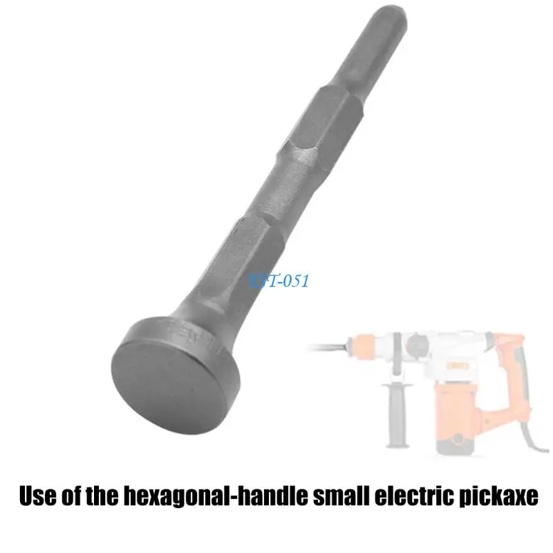 

E15A Hammering Ground Rod Driver Hexagonal Handle Electric Pick Bit Metal Driver Hexagonal Handle For Local Flatness
