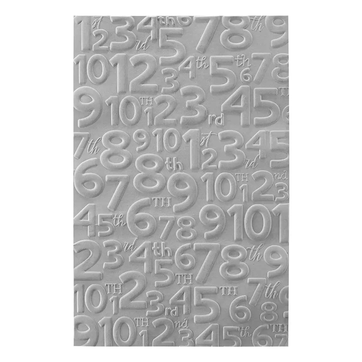 

Classic Birthday Numbers Press Plate for DIY Making Card Scrapbook Embossed Paper Album Craft Supplies Template Decoration
