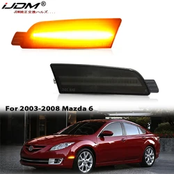 2pcs Car T10 LED Front Side Marker Lamp Fender Light For 2009-2013 Mazda 6 Atenza Sedan GG1 Amber Turn Signal Light/Driving Ligh