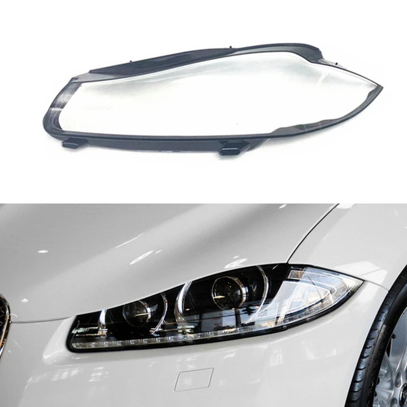 

Car Headlight Cover Lamp Housing Transparent Lamp Cover For-Jaguar XF XFL 2012 2013 2014 2015