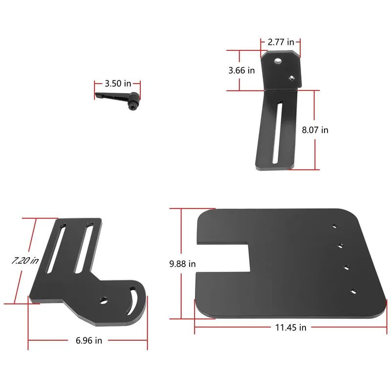 ESUYA Upgraded Belt Grinder Tilt Table Fits Most Popular 2x72\