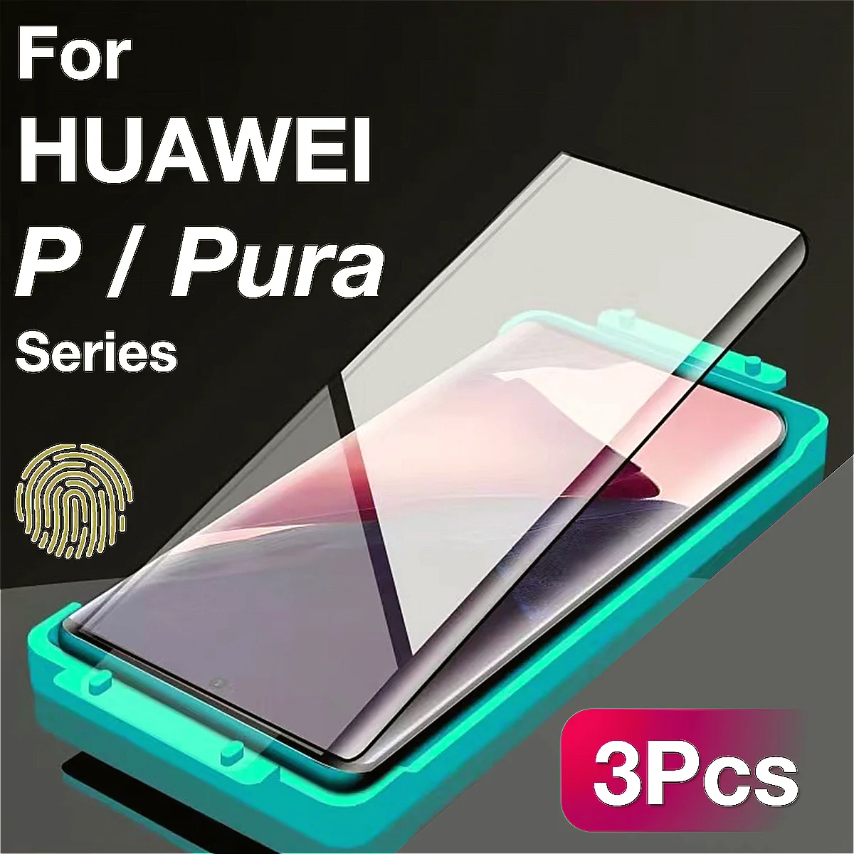 3 Adet Huawei Pura70 P70 Pura 70 Ultra P60 P50 P40 P30 Pro Plus Ekran Koruyucu Koruyucu Kurulum Kiti