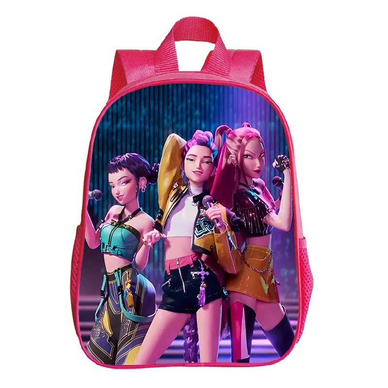 

KPop Demon Hunters Backpack for kids Hot Movie Kindergarten Toddler School Bags K-Pop Demon Hunters Bookbag Gift 12 Inch bag