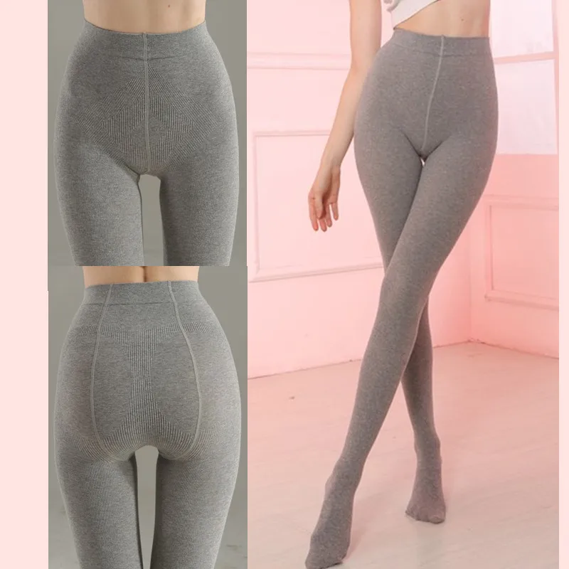 Spring Autumn Thin Cotton Leggings Women's High Waist Footwear Vertical Stripes Slimming Crion Trousers Pants