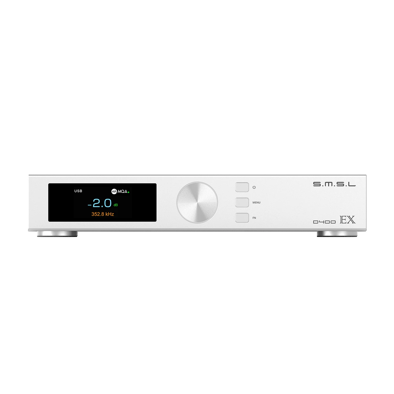 

SMSL D400EX AUDIO DAC 1*AK4191 2*AK4499EX OPA1612A LME49720 XU316 MQA-CD DSD512 32bit/768kHz BT I2S With Remote Control