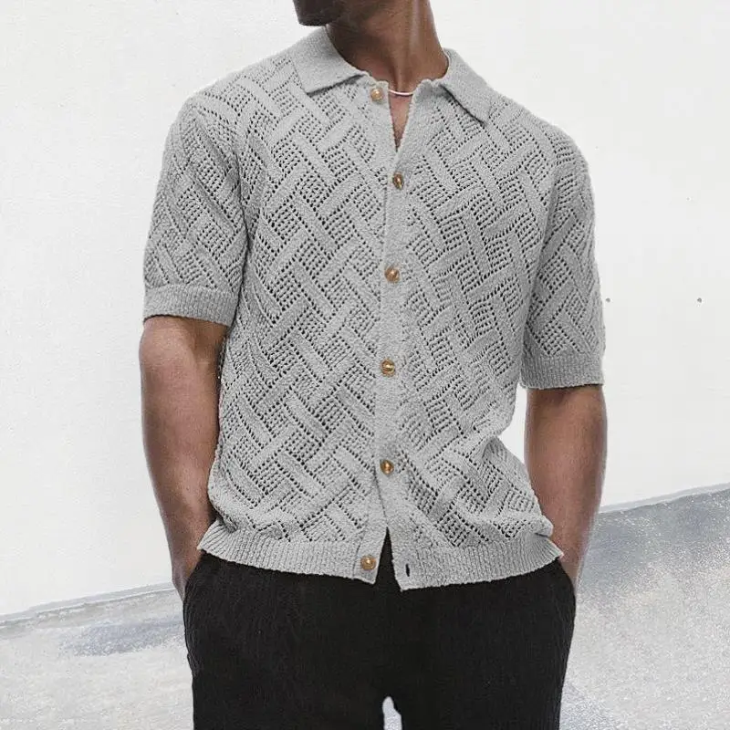 

Men's Knitted Sweater Thiened Coolmax Fiber Ciwalk Collar Nine Sve Brand Emblem Knwear New Arrival