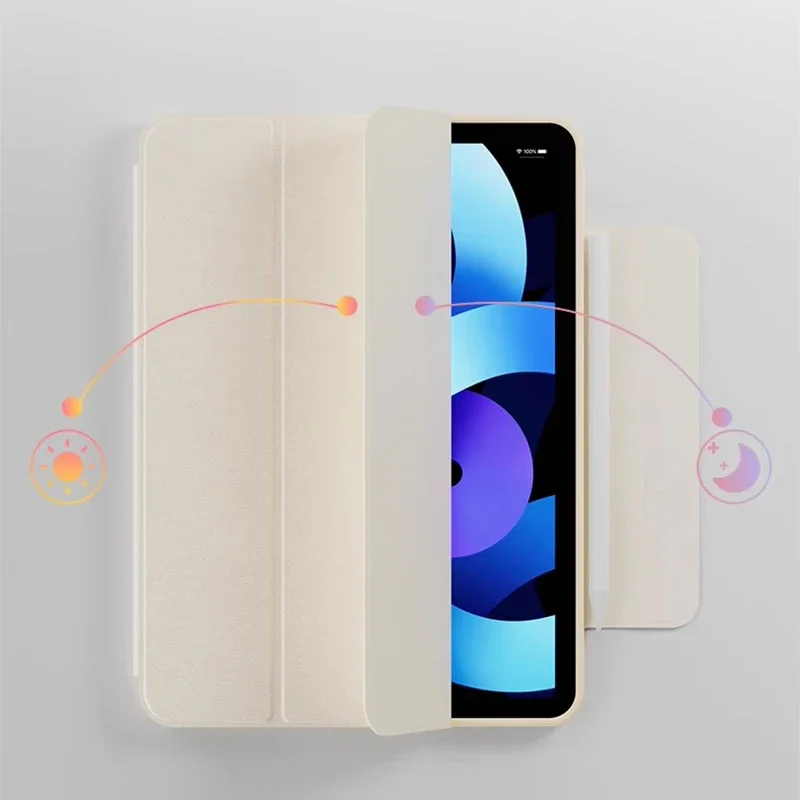 Hot For iPad Pro 11 Case 2024 M4 Pro 13 Case Air 11 M2 Magnetic Detachable Cover iPad 13 12.9 2022 5th 10.9
