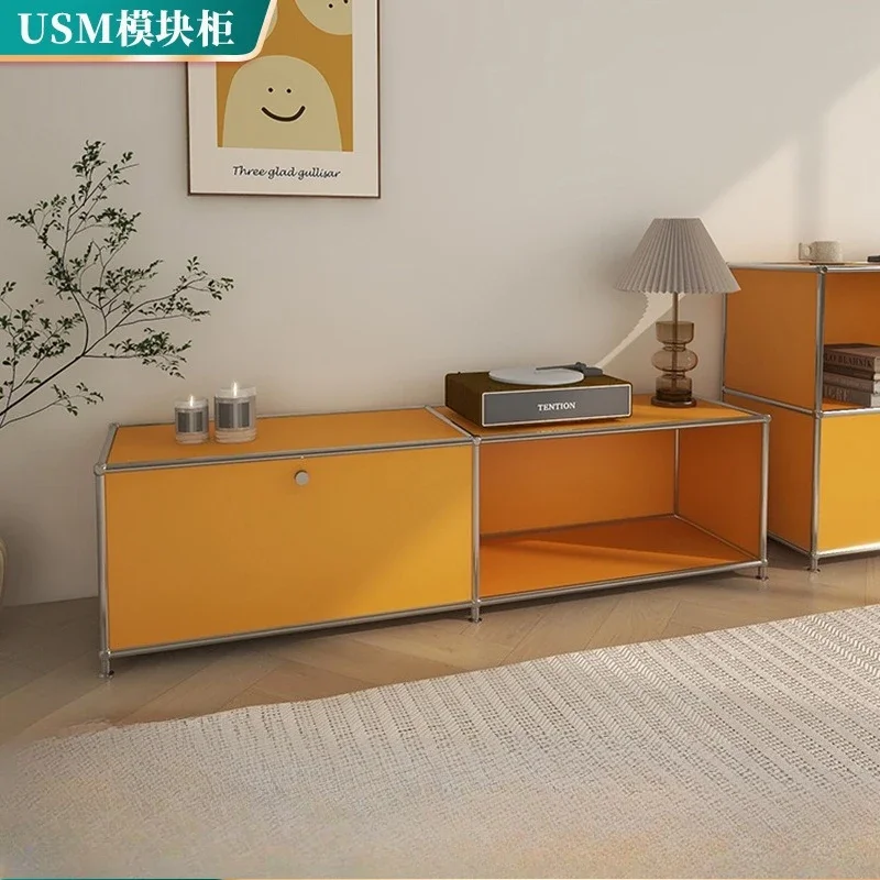 

USM cabinet display jewelry display stand custom stainless steel assembly cabinet household bedroom bedside table MD-014