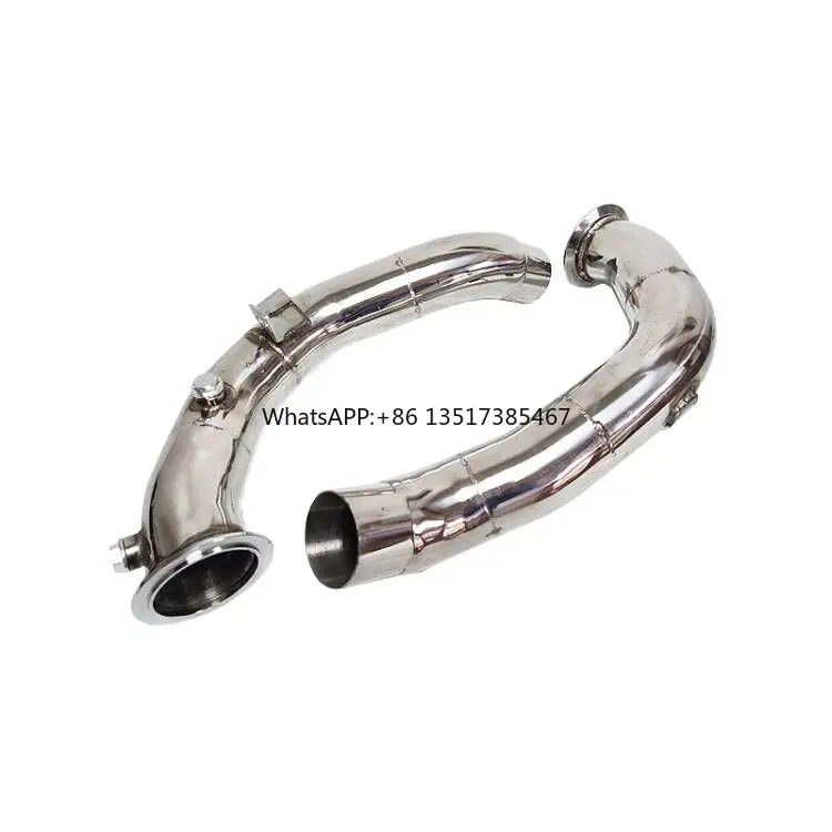 Per BMW M5 e M6 F10 F12 F13 M5 M6 Downpipes Catless Decat 3.15"
