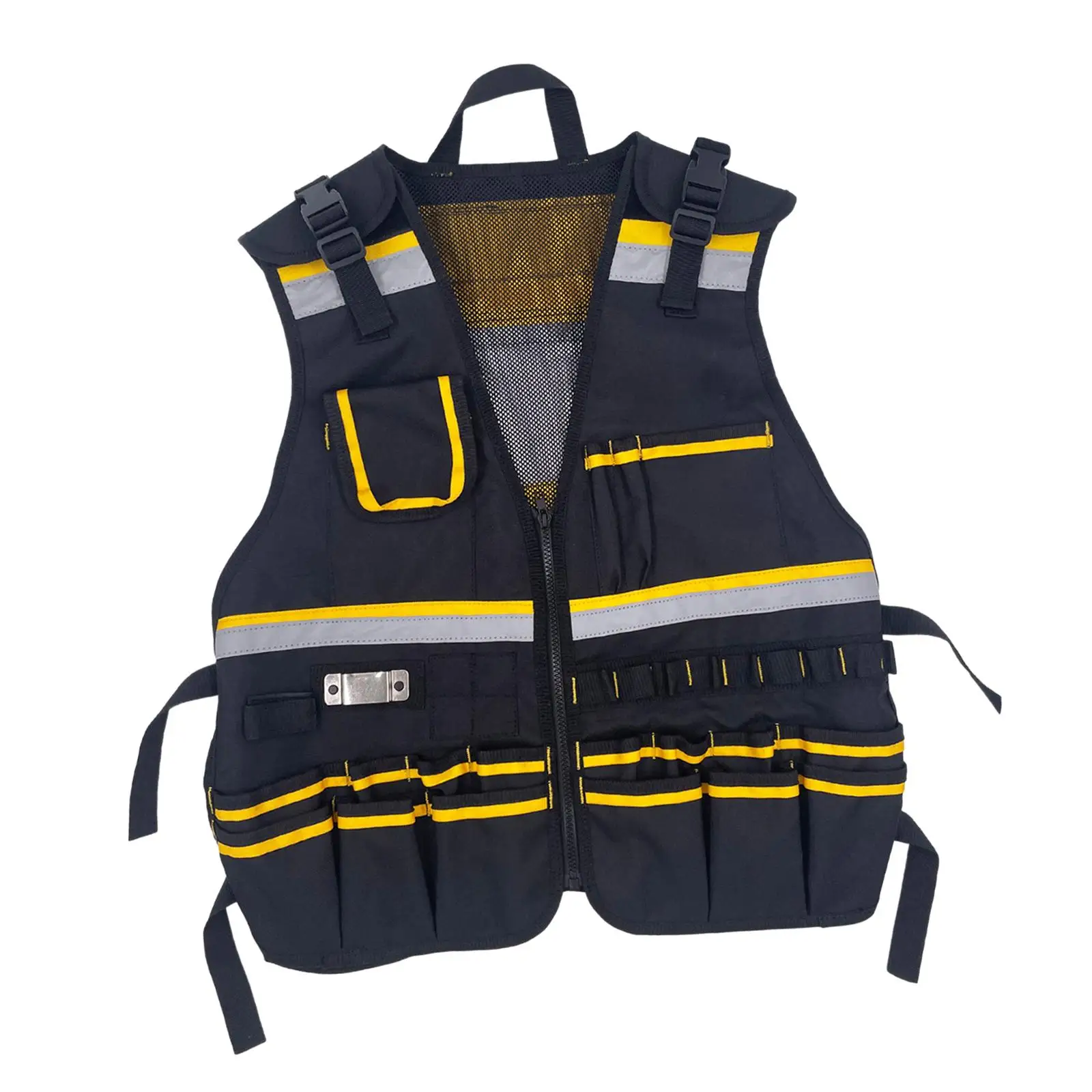 Electrician Tool Vest Oxford Cloth Tool Vest for Engineer Architect Home DIY