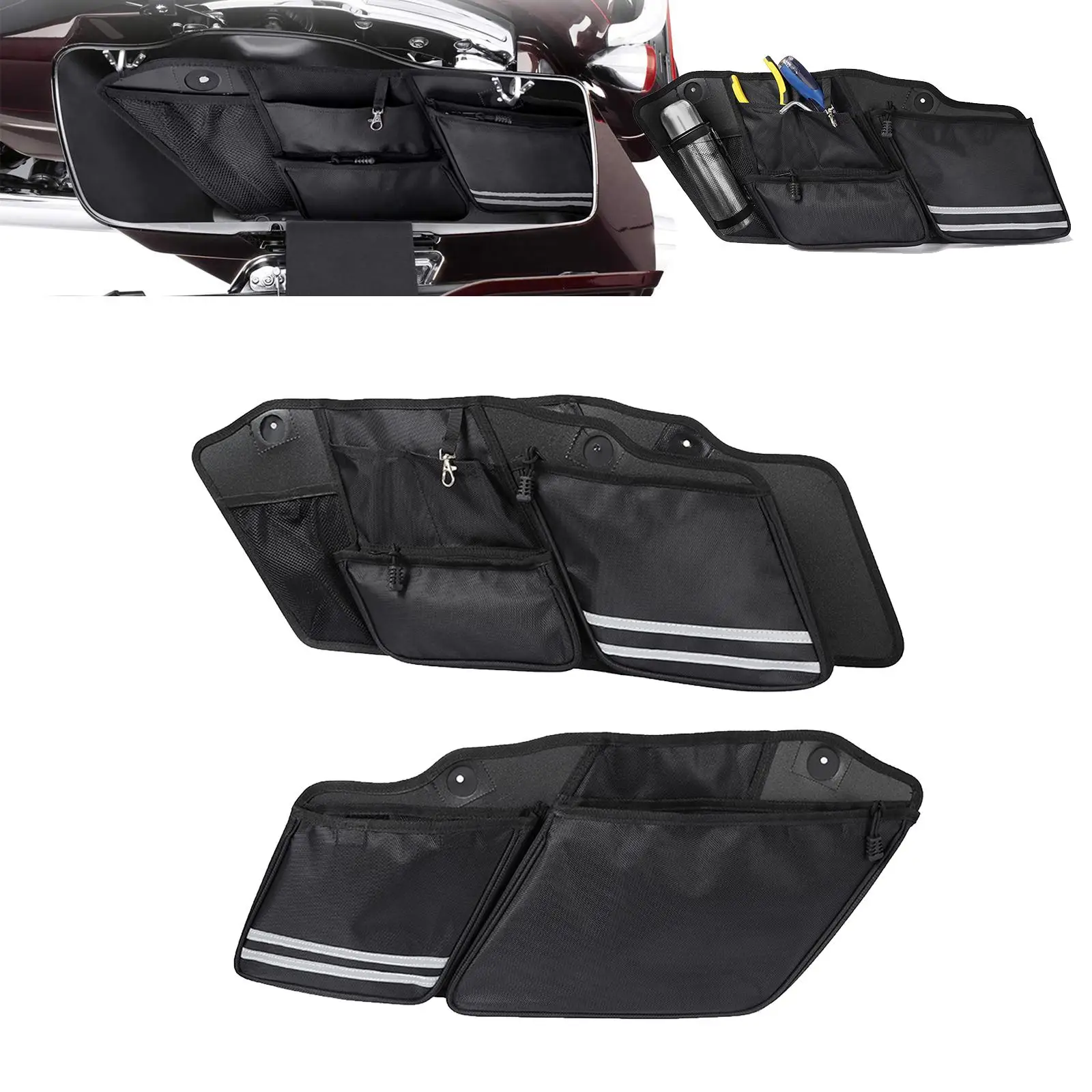 

Saddlebag Organizers 2 Packs for Touring Street Touring CVO FLHR FLTRU
