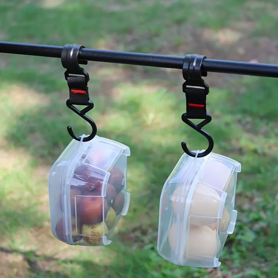 Outdoor Shockproof Egg Box Storage Box, Portable Camping Shatterproof Egg Tray, Home Plastic Protection Box, Travel Shatterproof