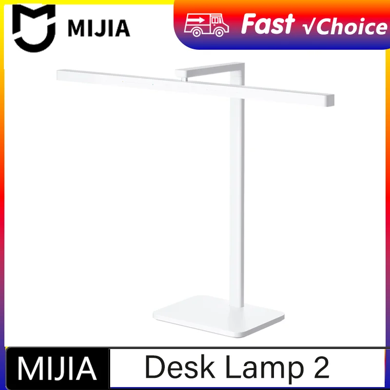 Mijia Desk Lamp 2 LED Desk Light 60cm Long Lamp Holder HyperOS Connect Adjustable Light Mode Bedroom Reading Lamp