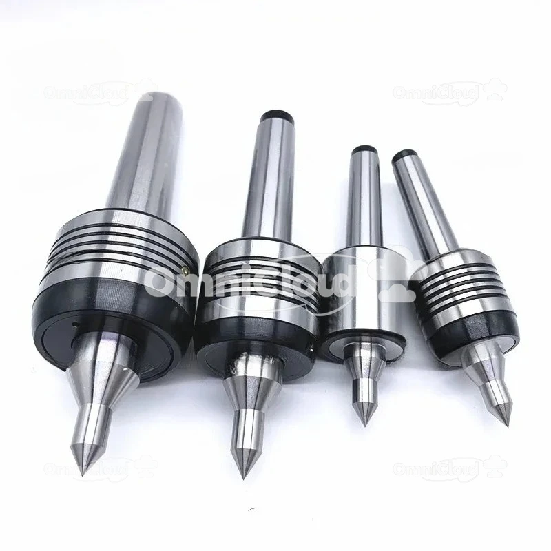 MT1 MT2 MT3 Precision Lathe Live Center Triple Bearing   Live Revolving Milling Center Taper Machine Rotary Thimble