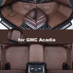 Autohome Car Floor Mats For GMC Acadia 2008-2019 Year Upgraded Version Foot Coche Accessories Carpetscustomized