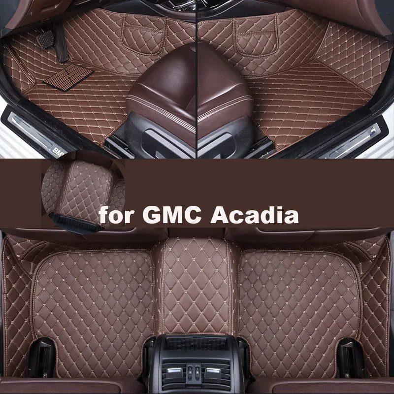 Autohome Car Floor Mats For GMC Acadia 2008-2019 Year Upgraded Version Foot Coche Accessories Carpetscustomized